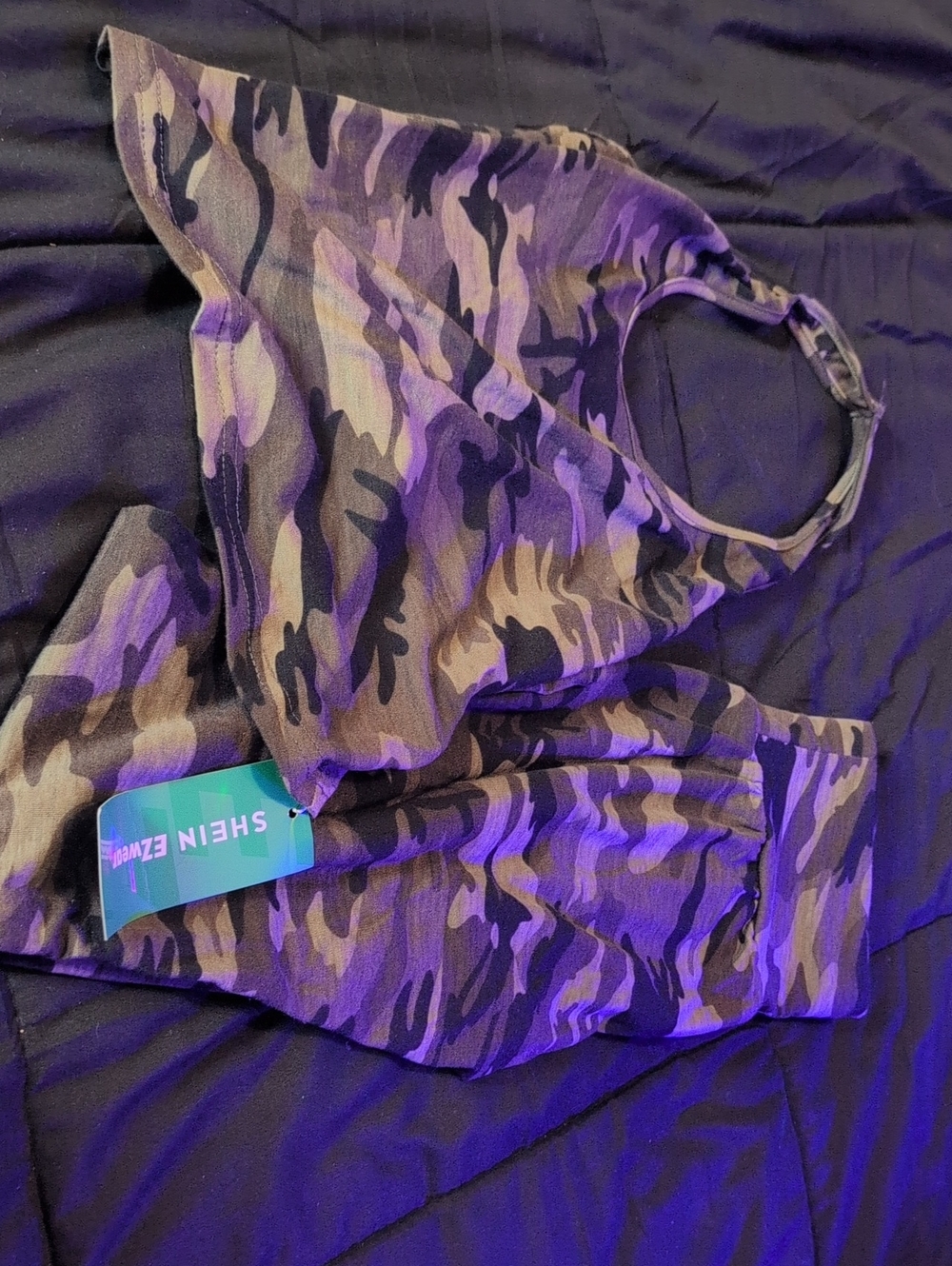 Women's Camo Halter Top & Leggings Set $39